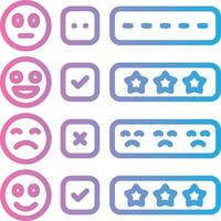 Review Handcrafted UI Symbol vector