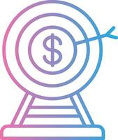 Target Solid Fill Symbol vector