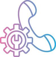 Technical Support Compact Web Symbol vector