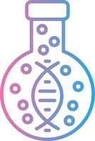 Dna Wireframe App Design vector
