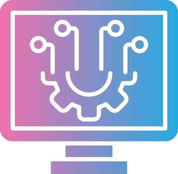 Configuration Clean Digital Design vector