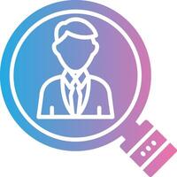 Hiring Gradient Color Form vector