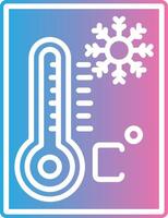 Thermometer Outlined Frame Object vector