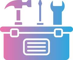 Toolbox Soft Outline Graphic vector