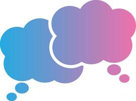 Chat Bubbles Flat Design Piece vector