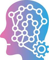Deep Learning Isometric Web Illustration vector