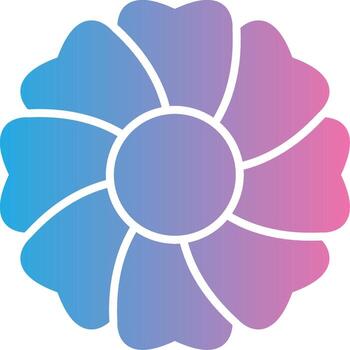 Geranium Thin Line Element vector