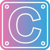 Letter C User Interface Mark vector
