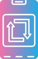 Repost Simplified Line Mark vector
