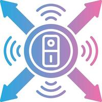 Accelerometer Sensor Outlined Concept Piece vector