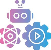 Automation Pixel Style Badge vector