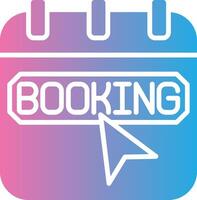 Booking Abstract UI Visual vector
