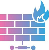 Firewall Compact Web Symbol vector
