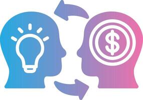 Knowledge Transfer Muted Tone Element vector