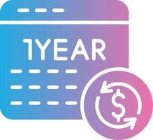 Subscription Soft Outline Graphic vector