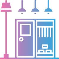 Wardrobe Thin Line Element vector