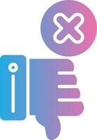 Dislike Creative Sketch Element vector