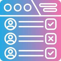 Job Hunting Geometric Style Badge vector