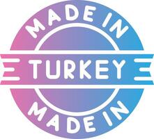 Made In Turkey Minimal Graphic Visual vector