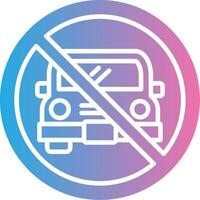 No Car Digital App Concept vector