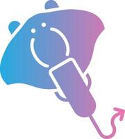 Stingray Soft Outline Graphic vector