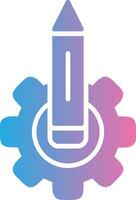 Work In Progress Futuristic App Badge vector