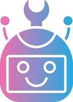 Bot User-Friendly Drawing vector