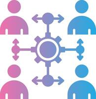Business Meeting Gradient Color Form vector