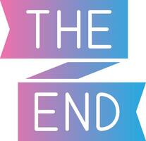 End Modern Color Symbol vector