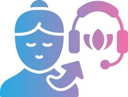 Music Therapy Color Stroke Symbol vector