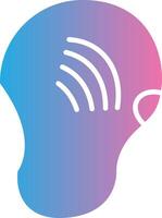 Ear App-Based UI Graphic vector