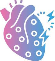 Myocardial Iconic Line Form vector