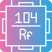 Rutherfordium UI Badge vector