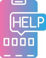 Help 3D Rendered Symbol vector