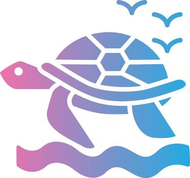 Turtle Thin Graphic Shape vector