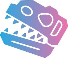 Dinosaur skull Web Style Graphic vector