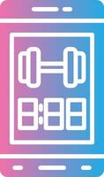 Mobile App Pastel Tone Form vector