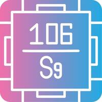 Seaborgium Muted Tone Element vector