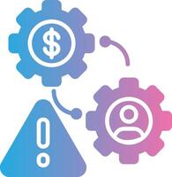 Risk Management Minimal Design Badge vector