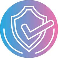 Shield Wireframe App Design vector