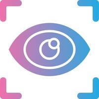 Eye Scanner Vivid App Element vector