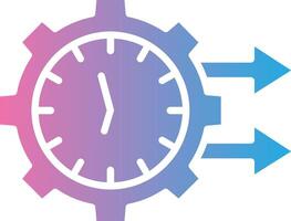 Fast Time Geometric Style Badge vector