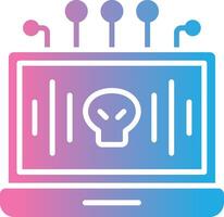 Hacker Dark Mode Symbol vector