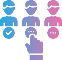 Recruitment Smooth App Visual vector