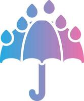 Umbrella Custom Line Element vector