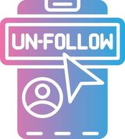 Unfollow Modular Form vector