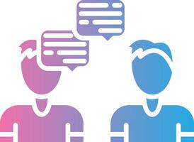 Conversation Bright Flat Artwork vector