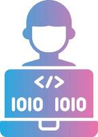 Programmer Mobile App Illustration vector
