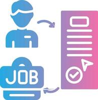 Hiring Bright Tone Visual vector
