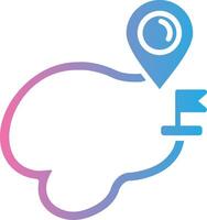 Map Color Block Badge vector